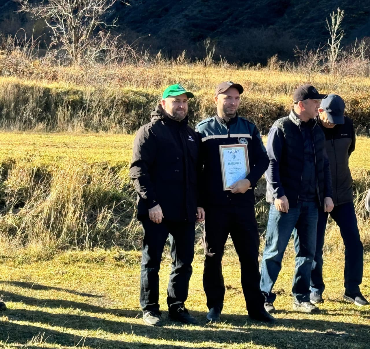 Работники ПЧ-50 отмечены благодарностями от Даглесхоза